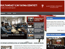 Tablet Screenshot of iycsultangazi.org